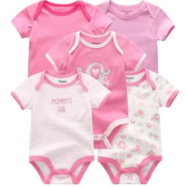 Short Sleeve Cotton baby rompers set