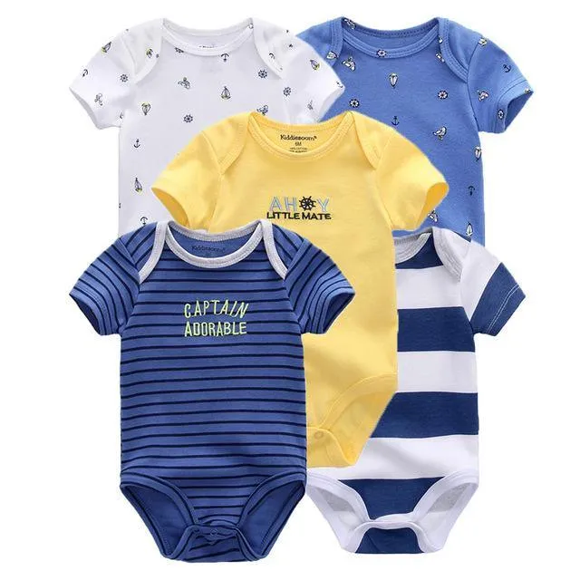 Short Sleeve Cotton baby rompers set