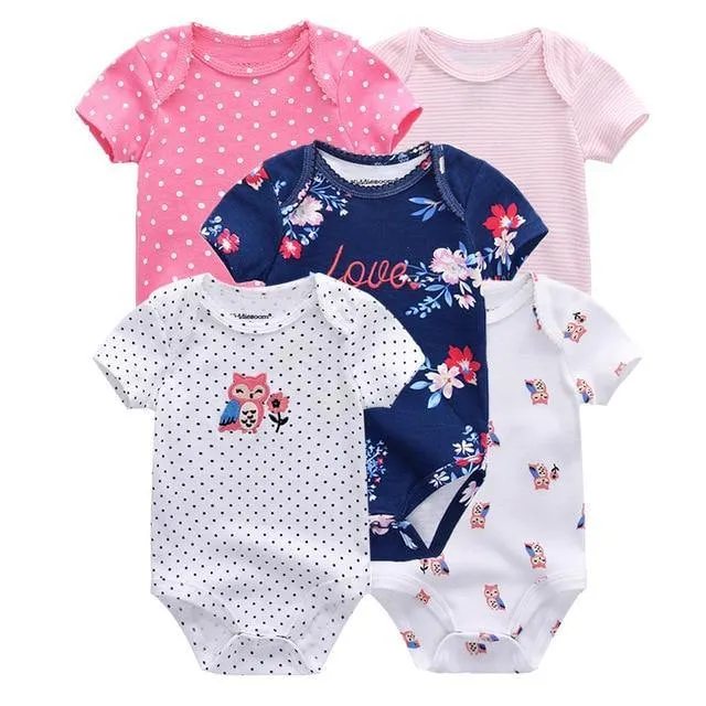 Short Sleeve Cotton baby rompers set