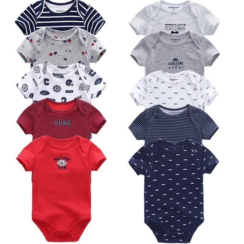 Short Sleeve Cotton baby rompers set