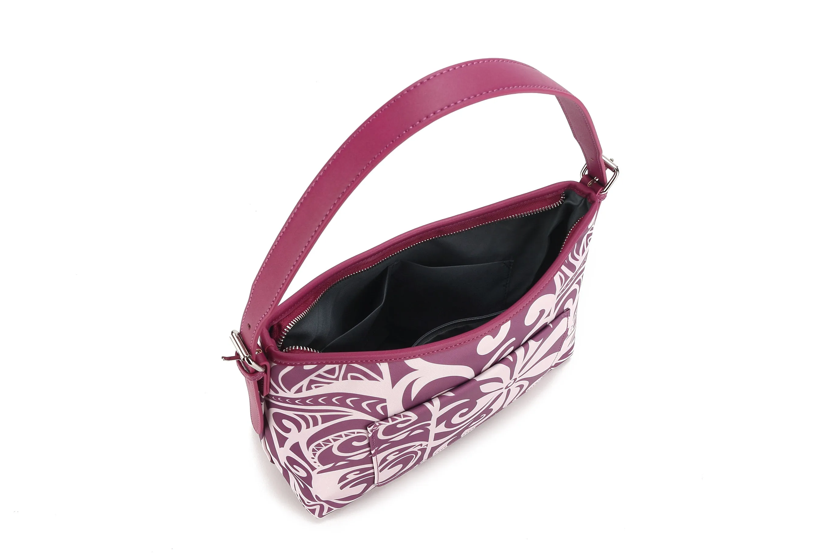 Shoulder Bag Ke'olu Tapa Tiare Mauve