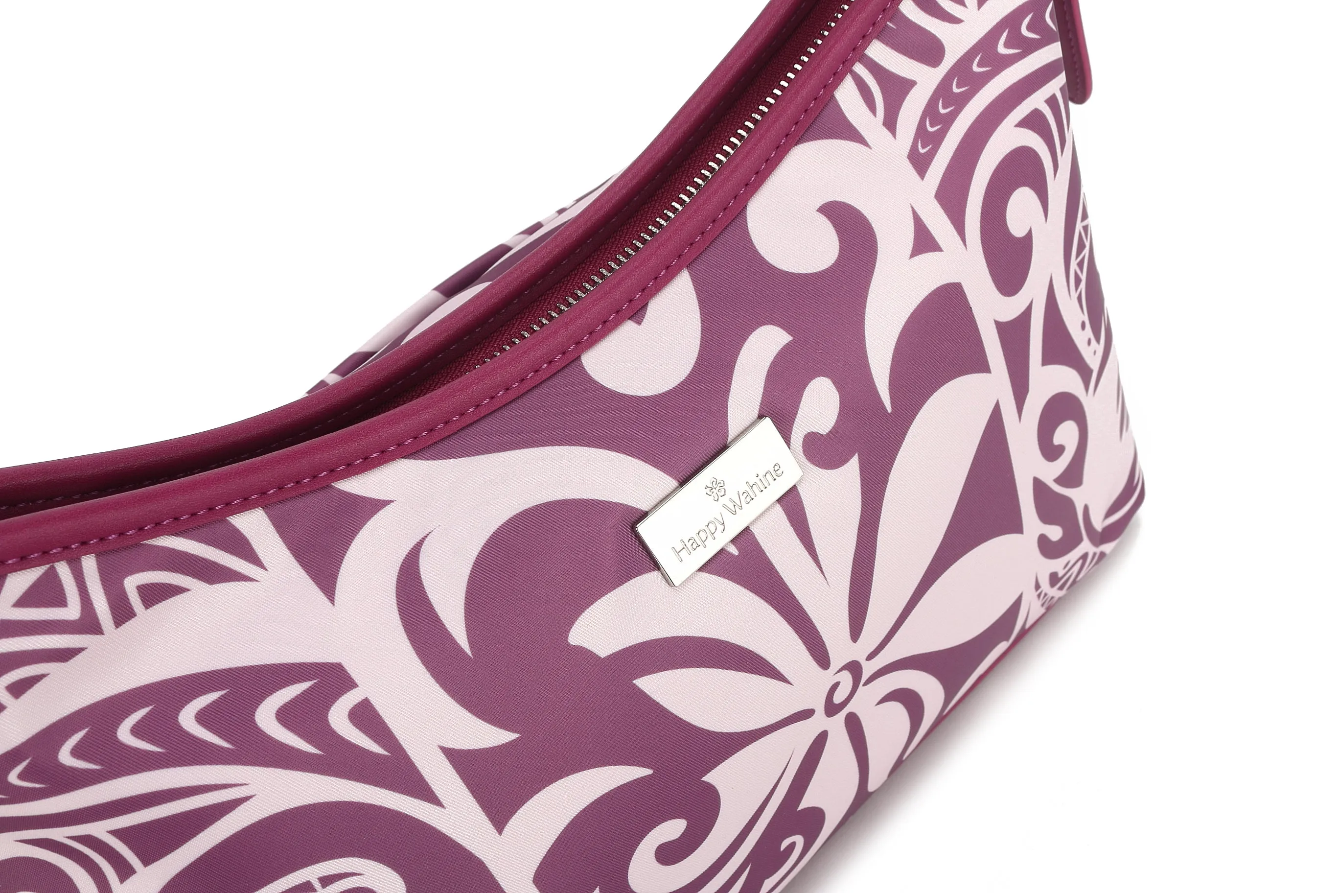 Shoulder Bag Ke'olu Tapa Tiare Mauve