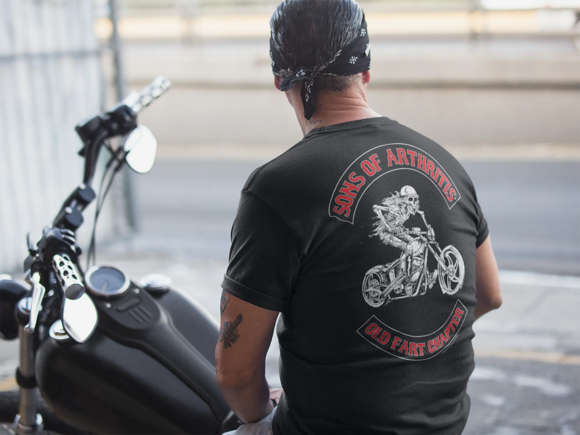 Sons of Arthritis OLD FART Tee (Black)