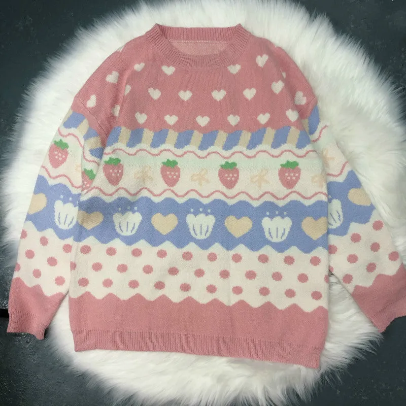 Strawberry Sweater AD12522