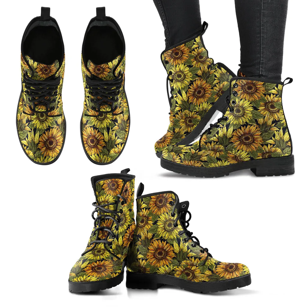 Sunflower Vegan Leather Boots