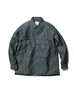 Takibi Light Denim Utility Shirt