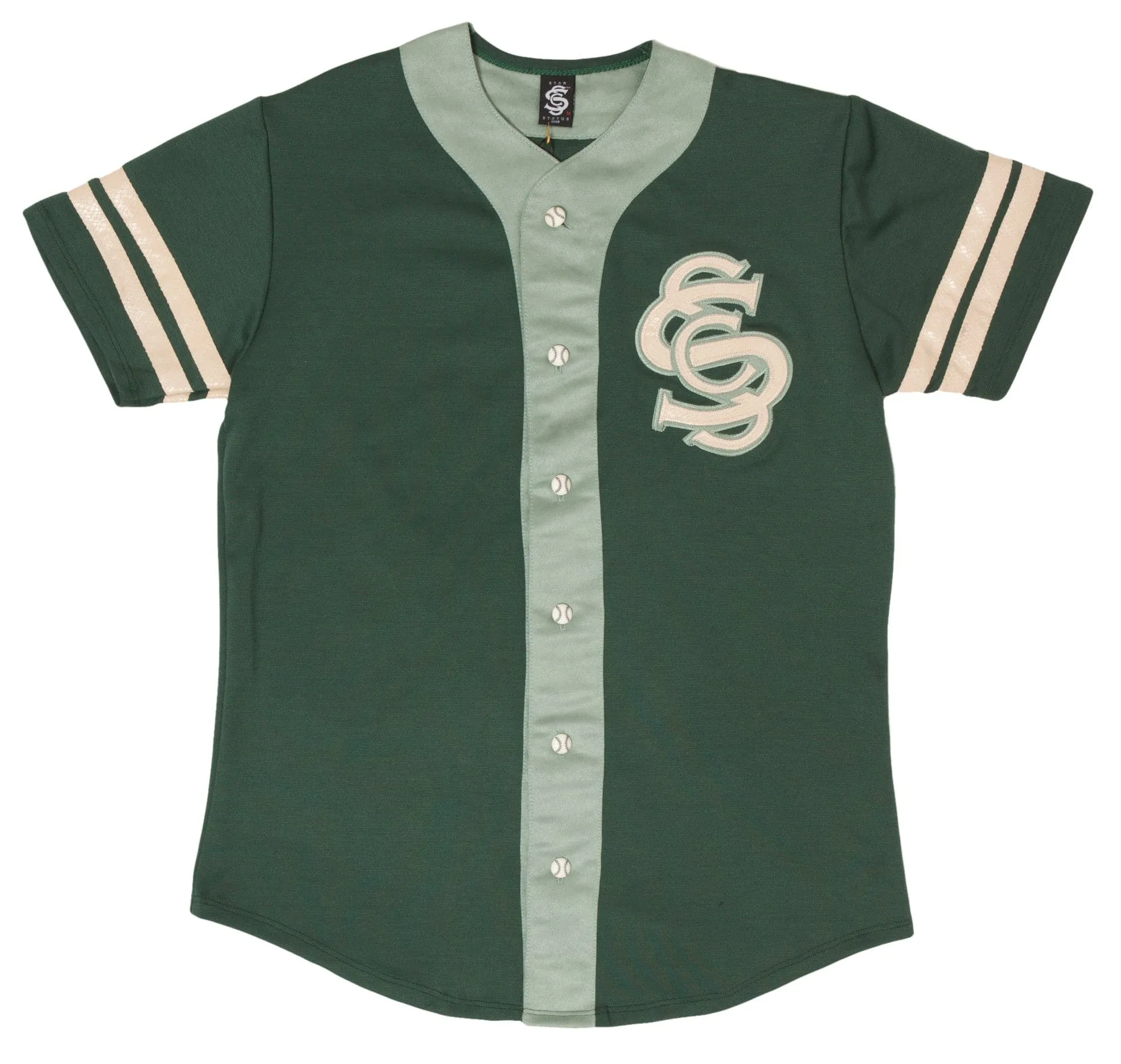 T&C x Star Status Green Baseball Jersey