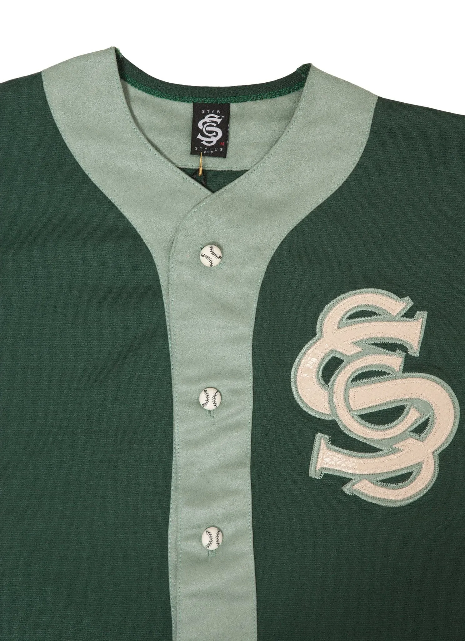 T&C x Star Status Green Baseball Jersey