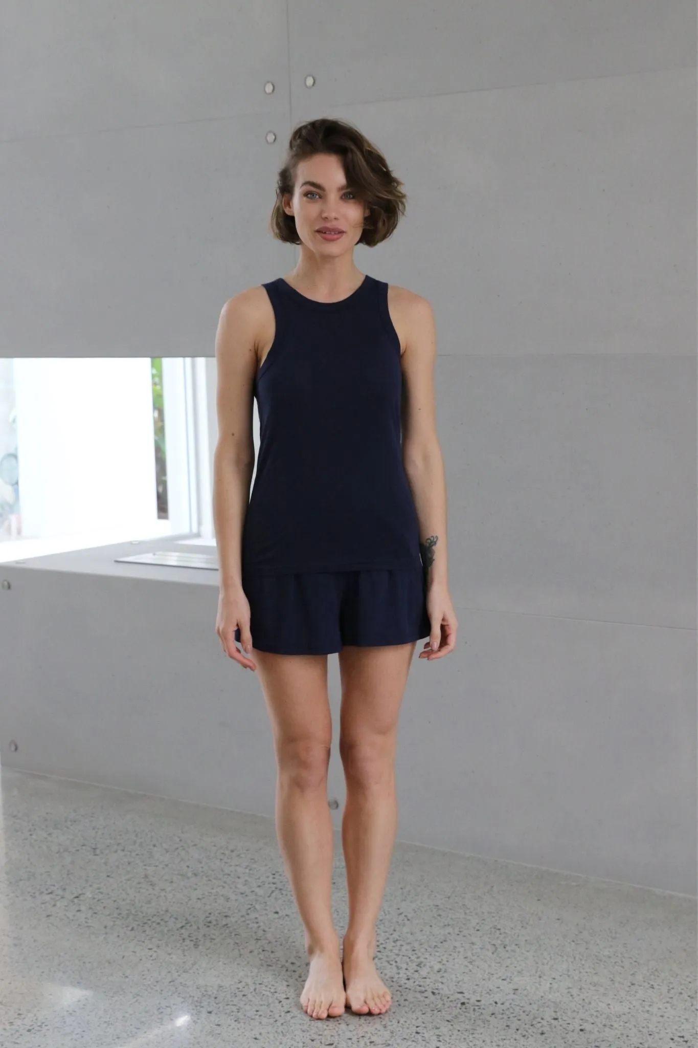 Tencel™ Singlet - Navy