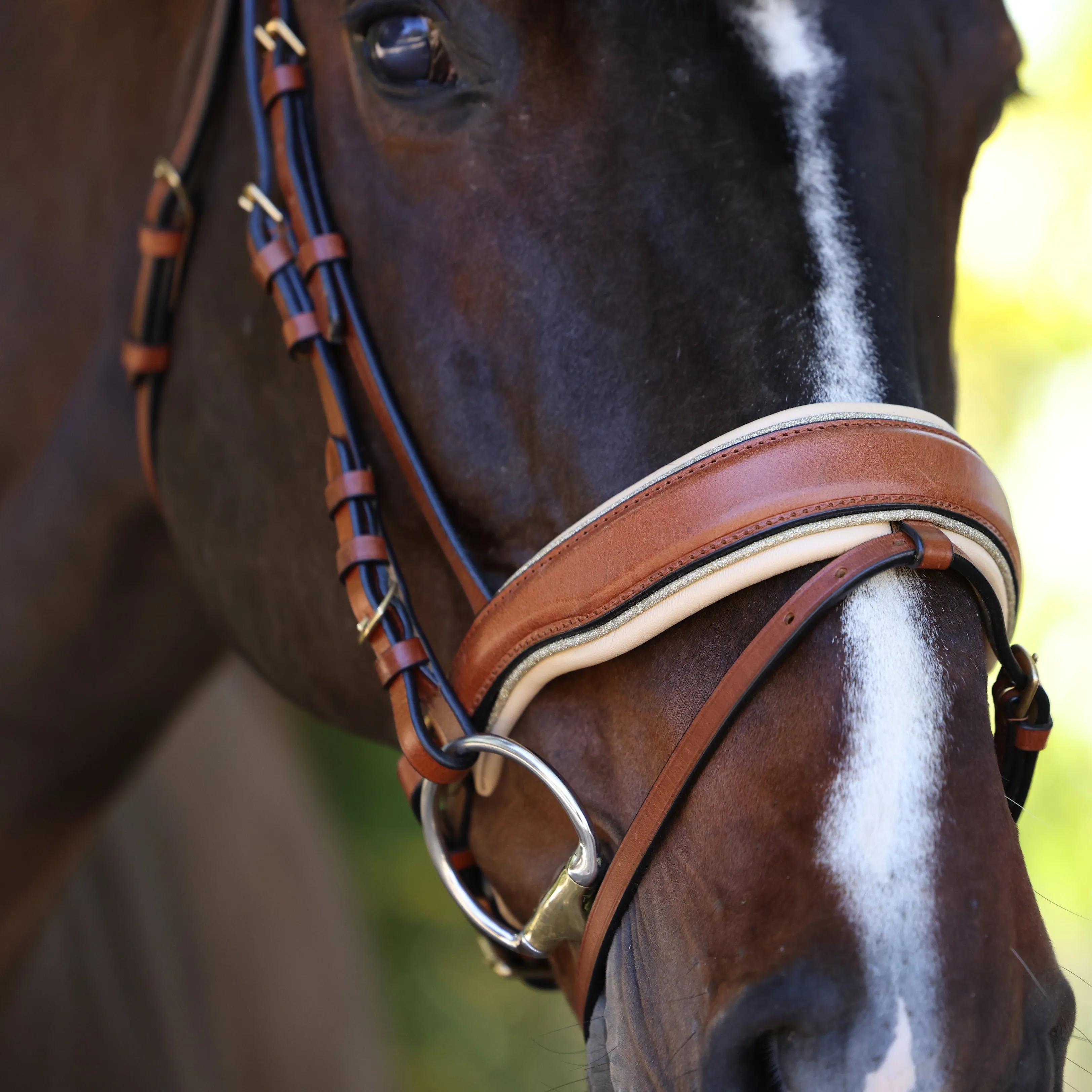 The Willow - Cognac Leather Snaffle Bridle