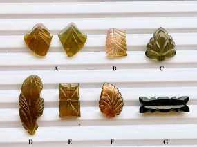 Tourmaline Carvings Set 20