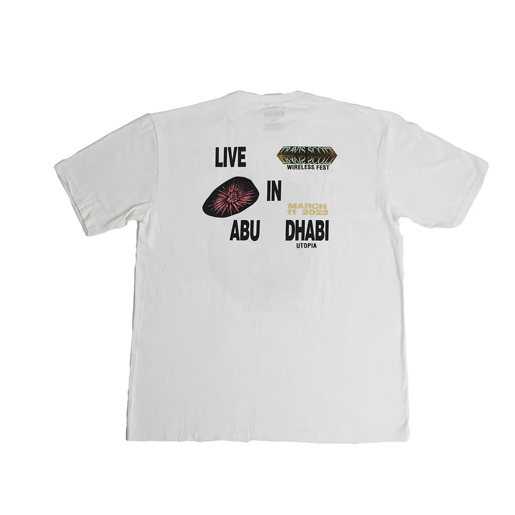 Travis Scott x Abu Dhabi Tee White