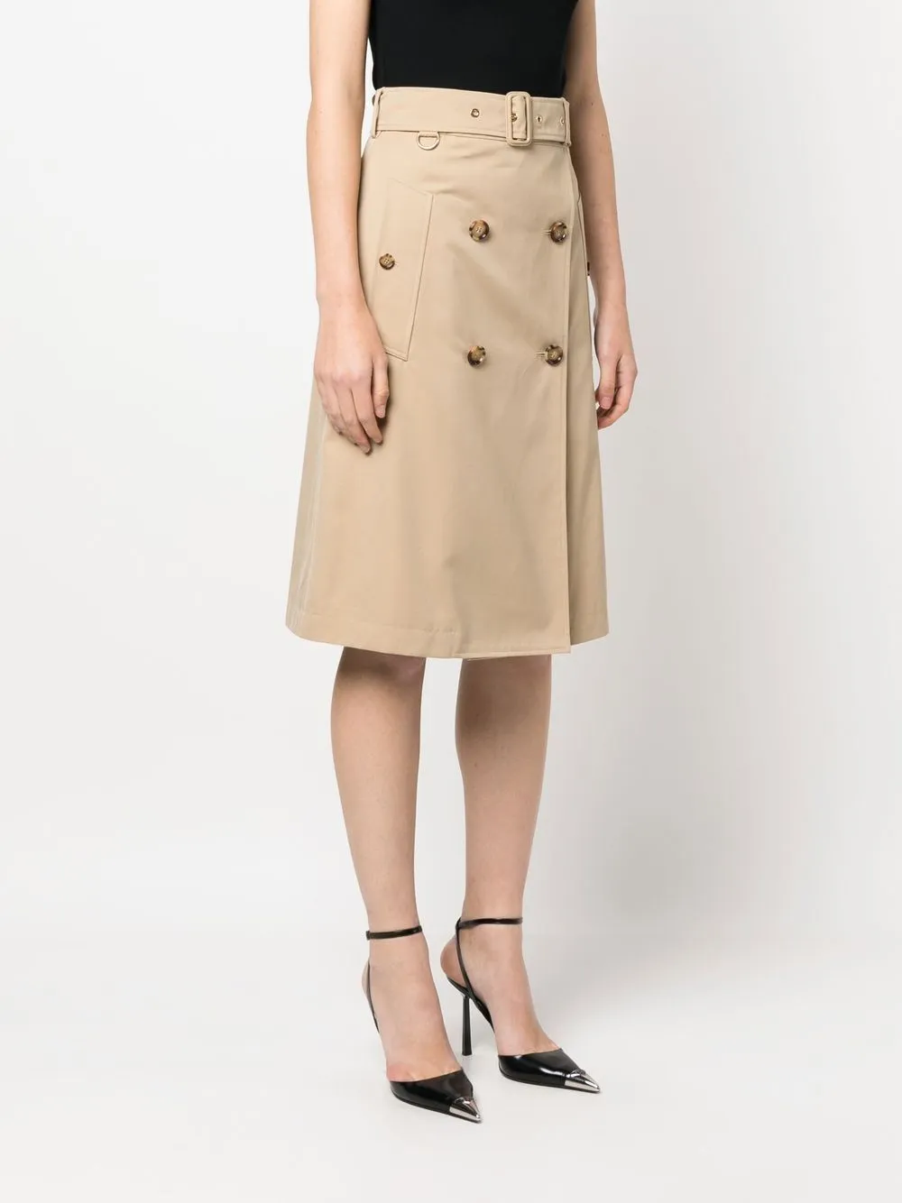 TRENCH MIDI SKIRT