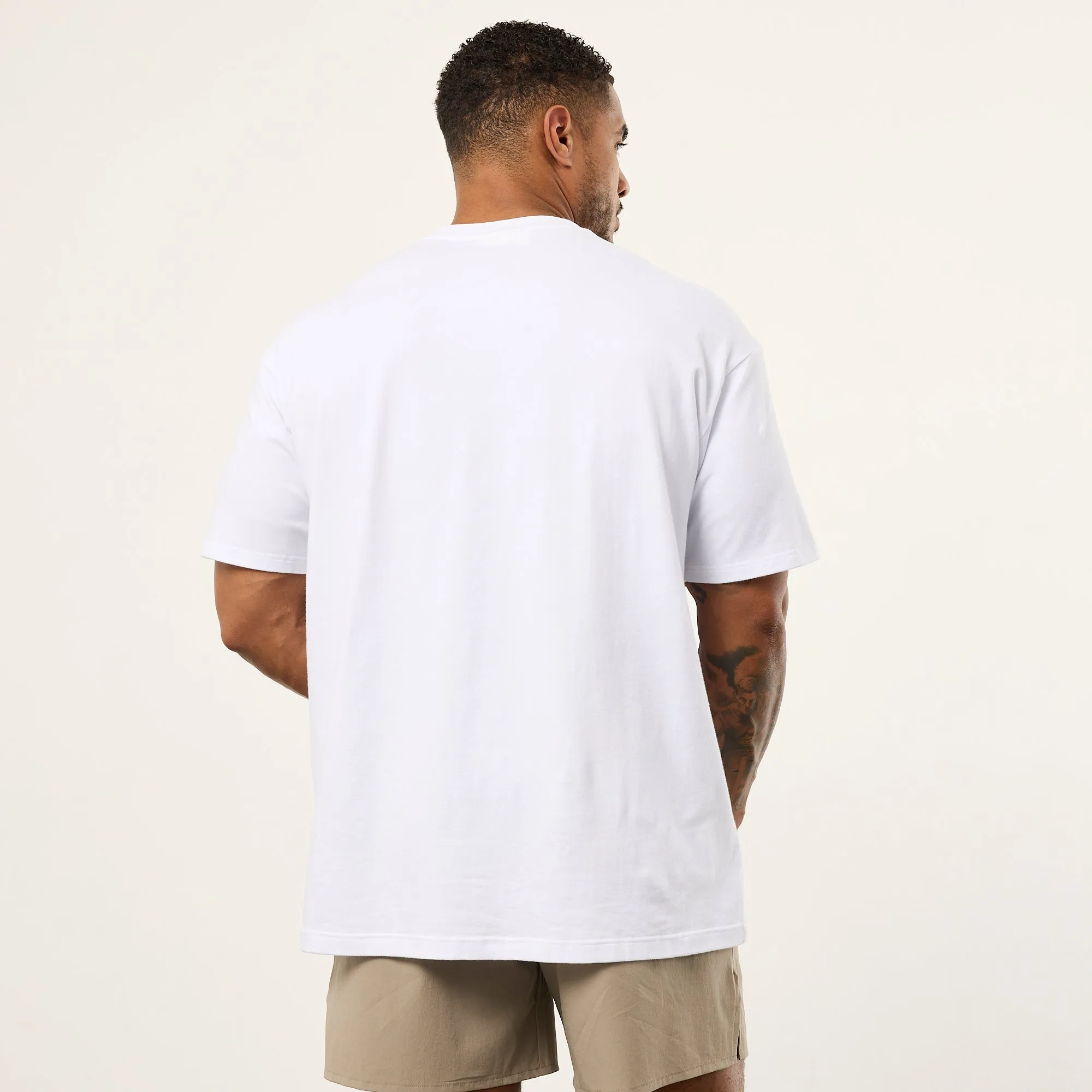 Vanquish White Signature Oversized T Shirt