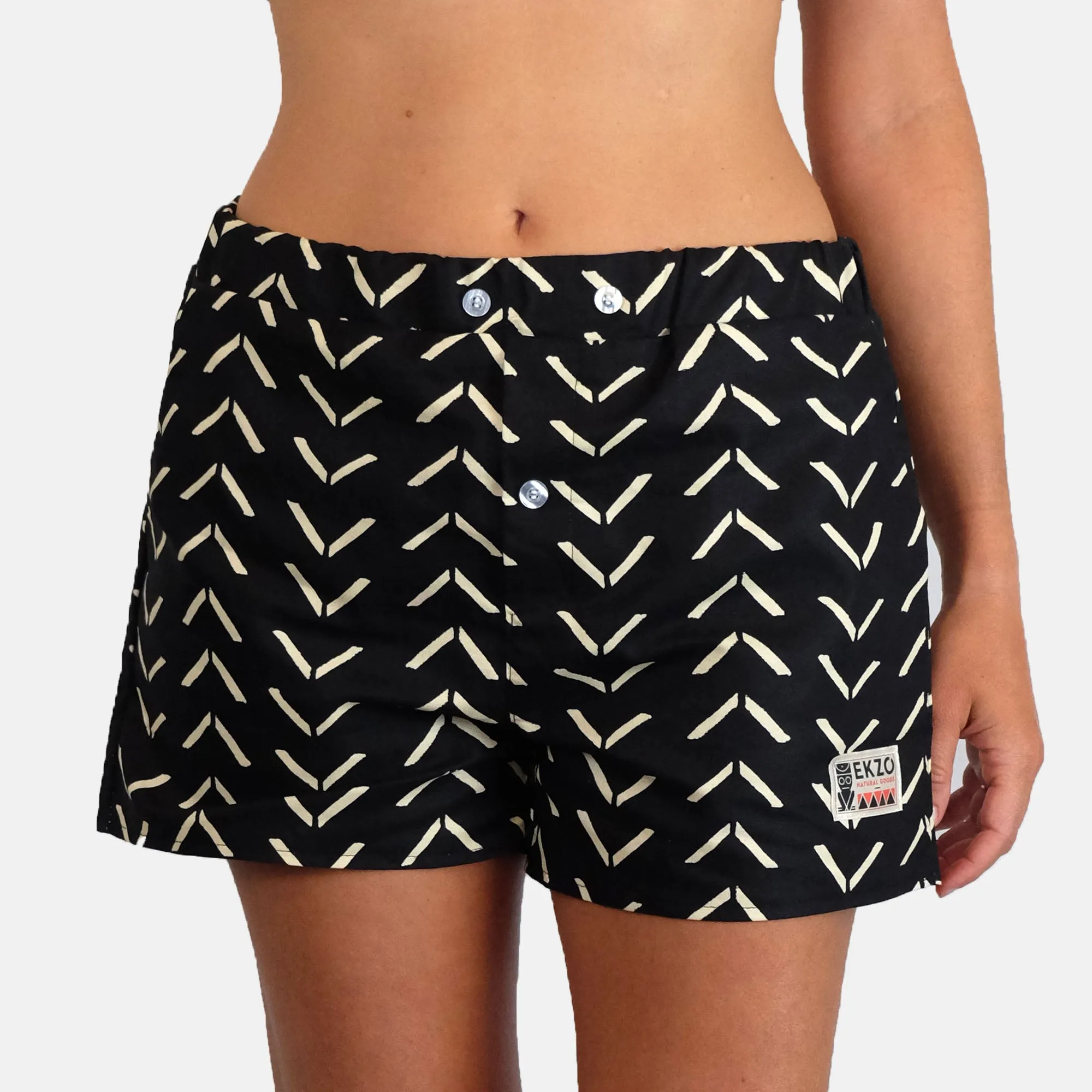 Vintage EKZOTIC Shorts - Black Savannah