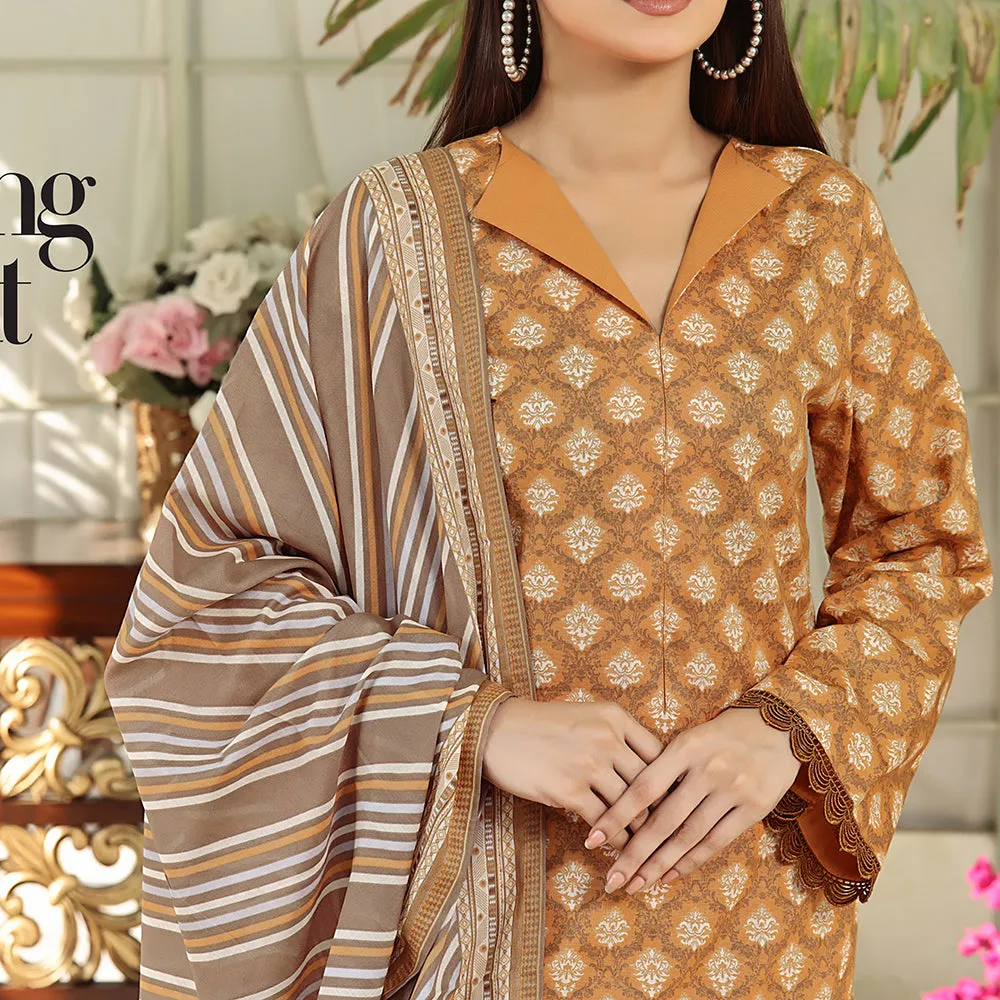 Vs Ayesha Alishba Printed Lawn Suit Unstitched 3Pcs - 189