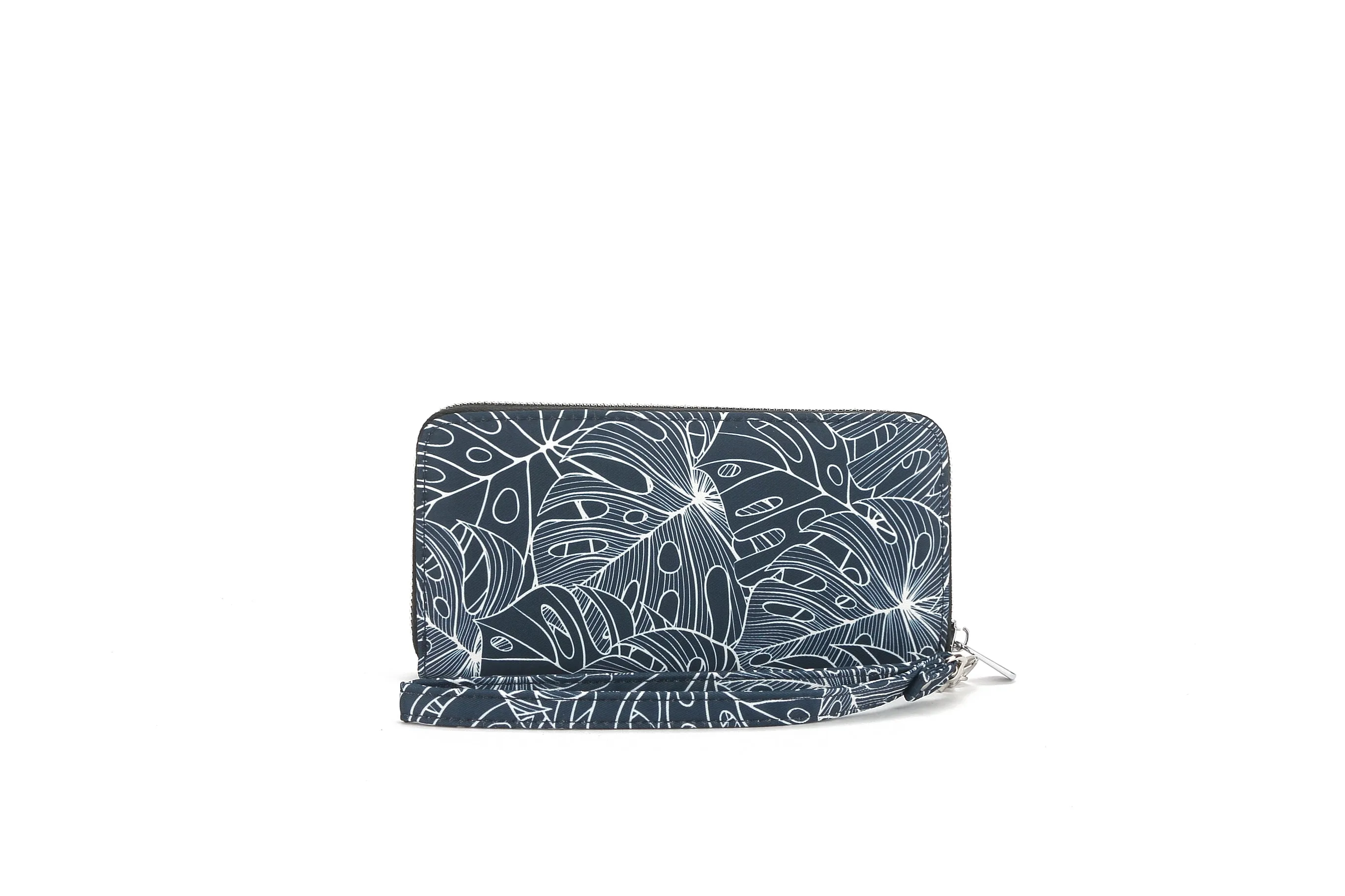 Wallet Kaylee Monstera Lines Navy