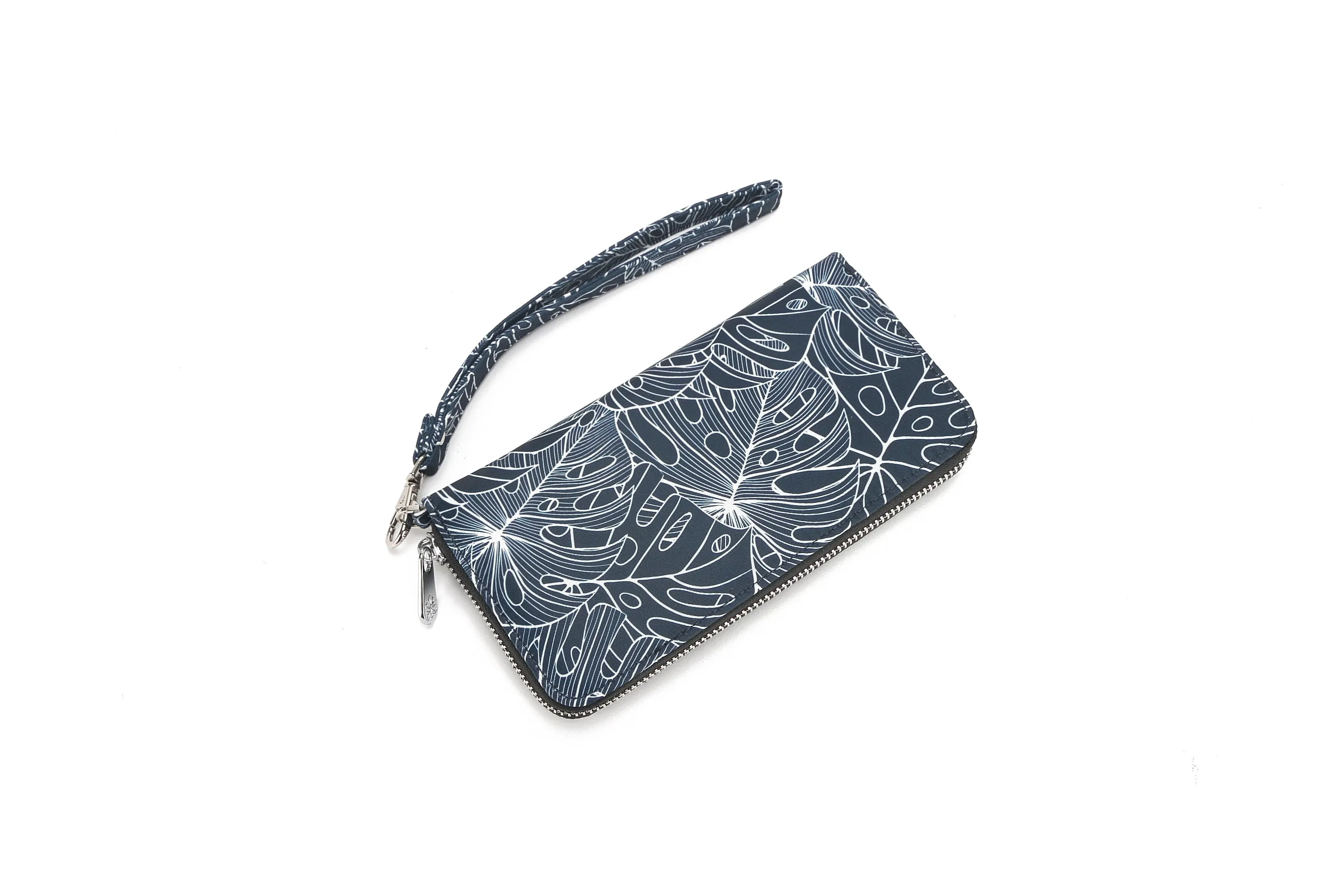 Wallet Kaylee Monstera Lines Navy