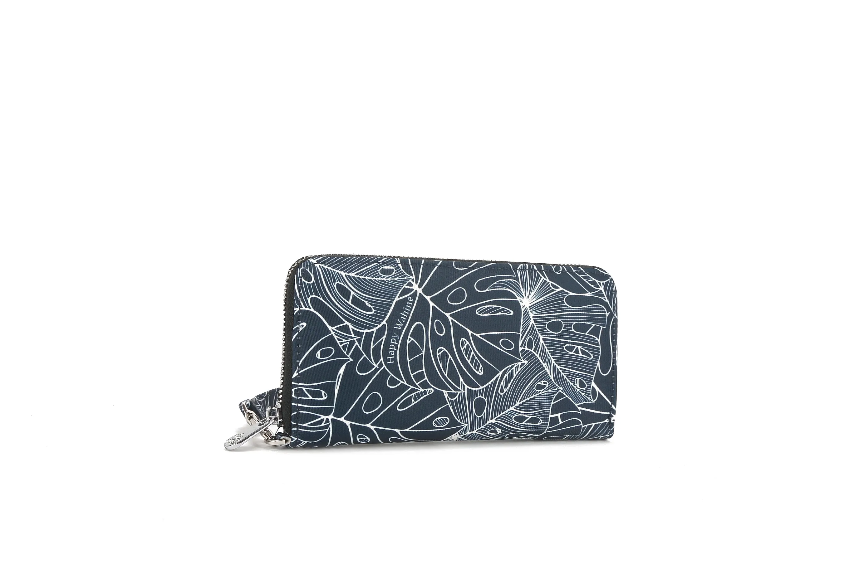 Wallet Kaylee Monstera Lines Navy