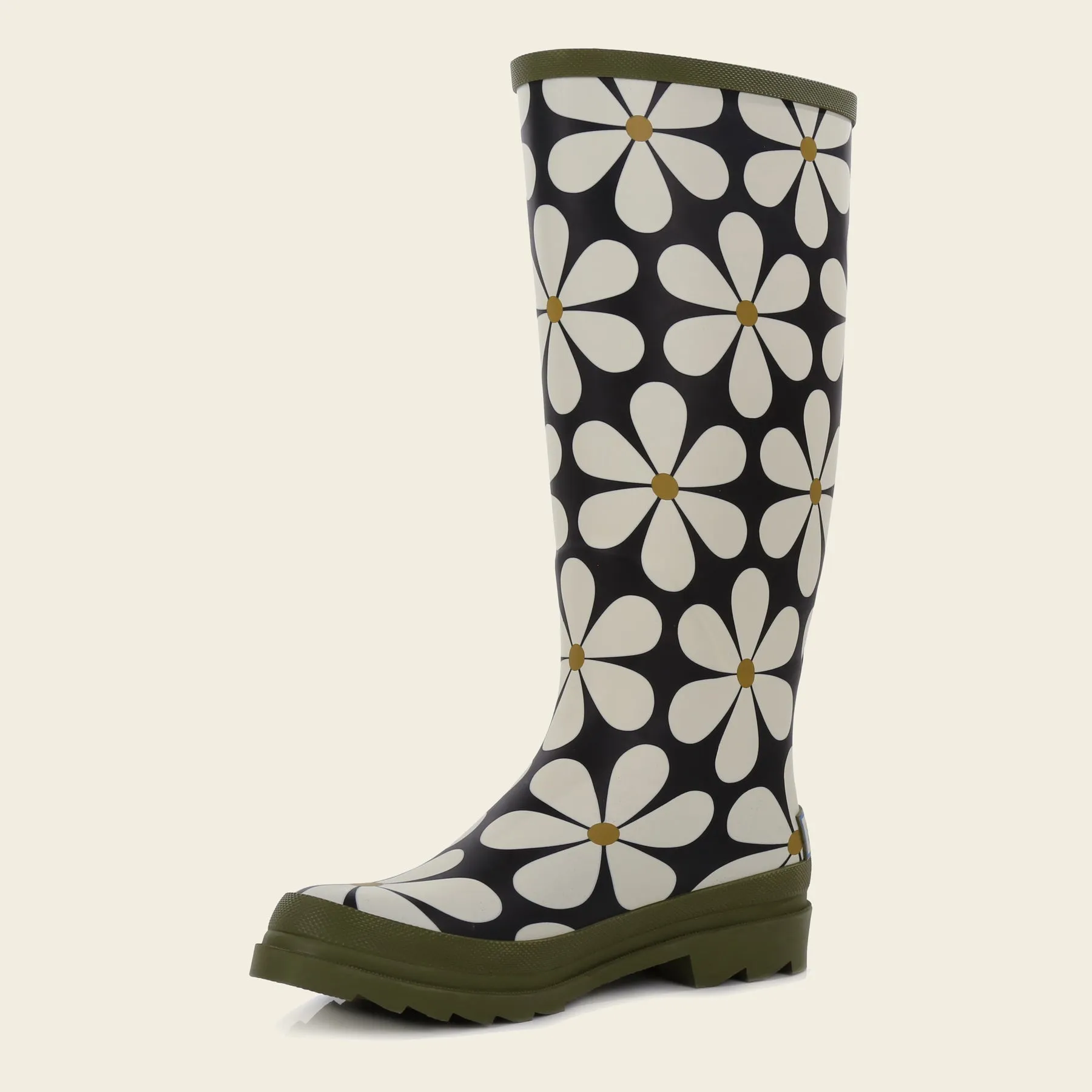 Welly Hi II - Black Daisy Seagrass