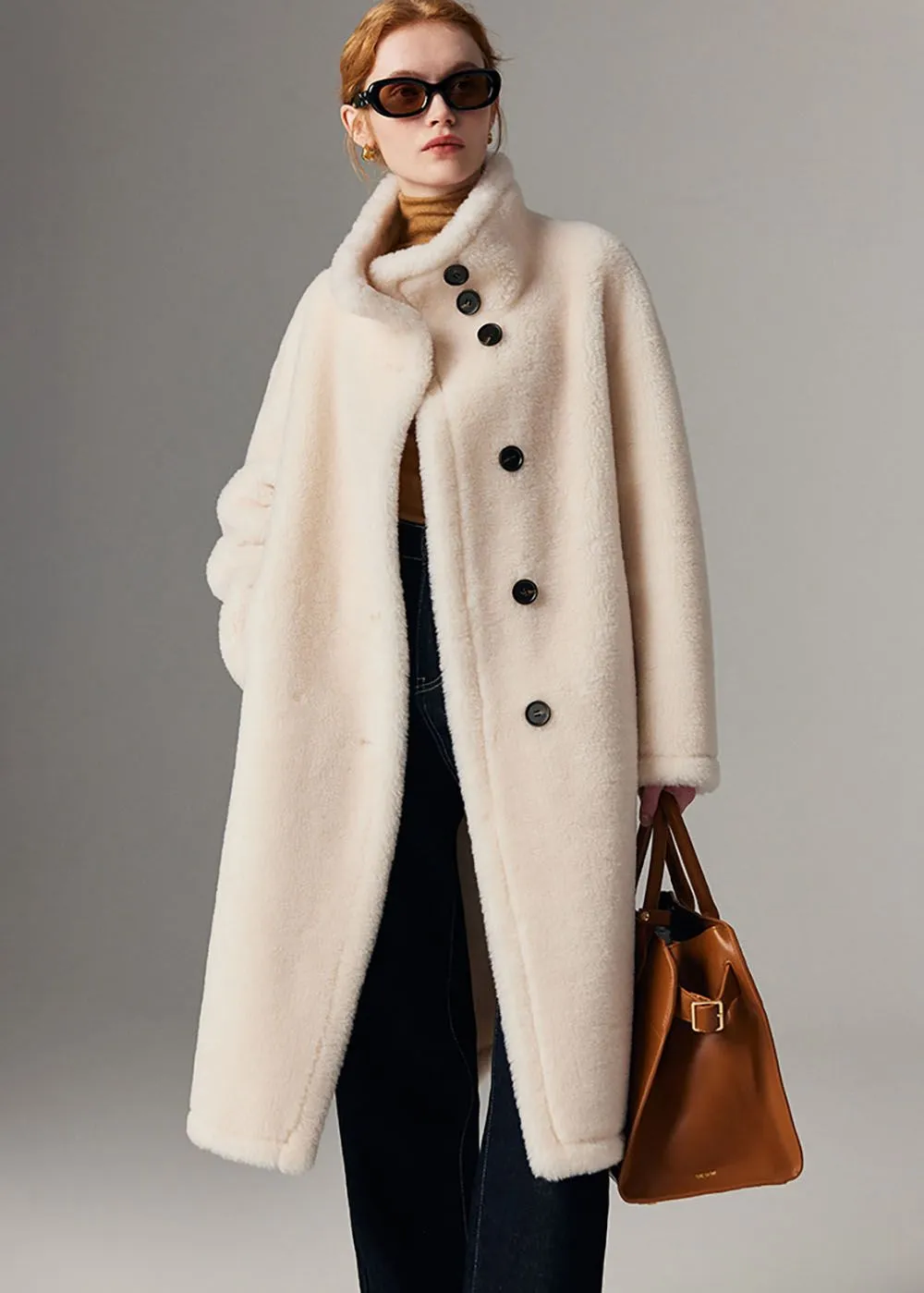 Wool Fur Single Breasted Teddy Coat