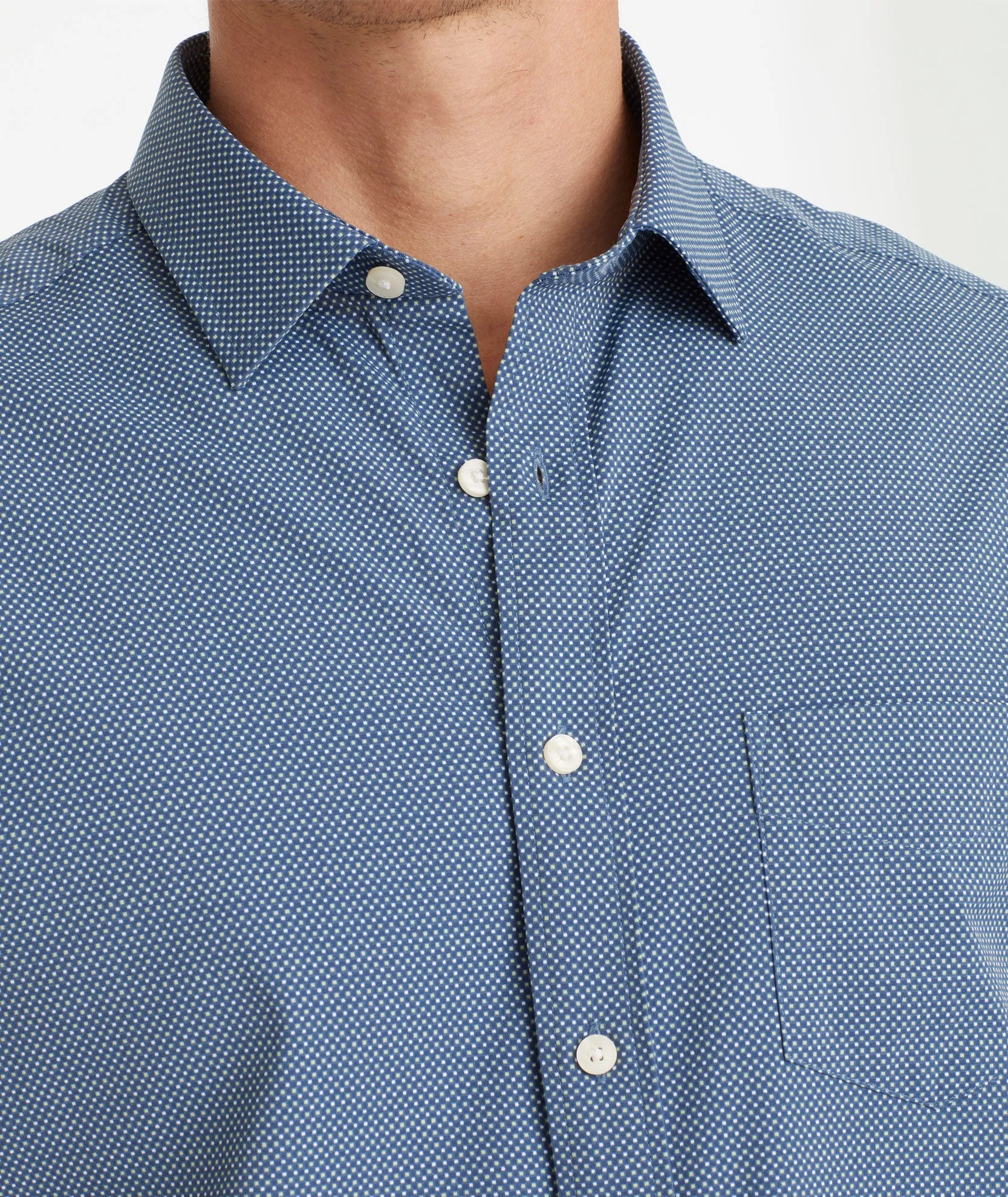 Wrinkle-Free Performance Short-Sleeve Benham Shirt