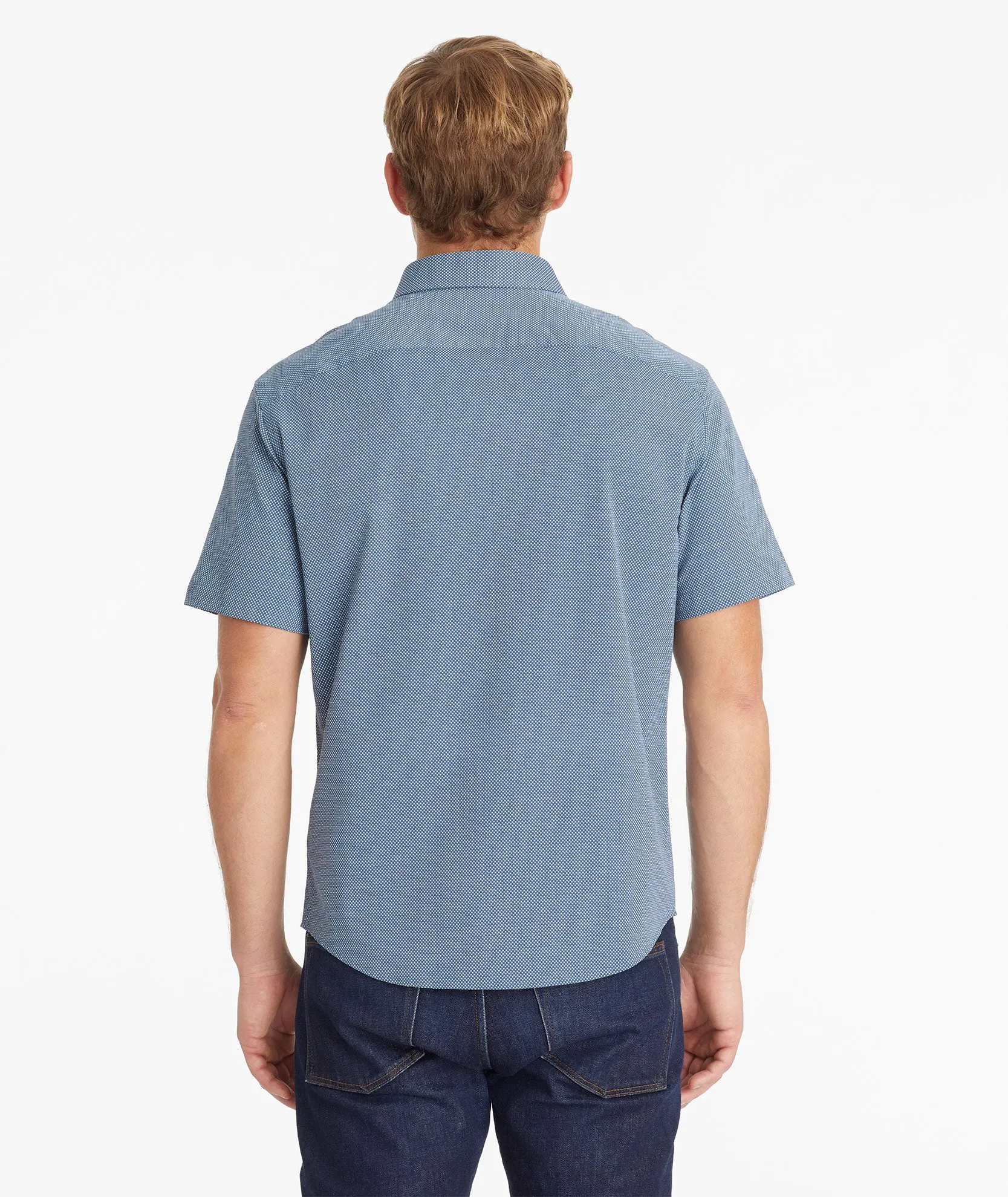 Wrinkle-Free Performance Short-Sleeve Benham Shirt